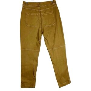 SPANX Women's Large Stretch Twill Straight Leg Ankle Pant Acorn Brown